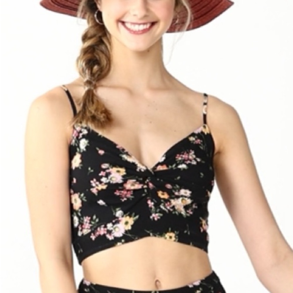 Rewind Floral Crop Top | SIZE L